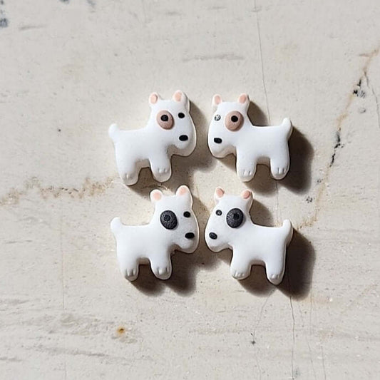 Bull Terrier stud earrings