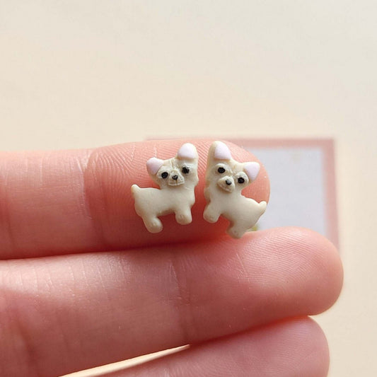 Chihuahua stud earrings - unique chihuahua gifts for girls