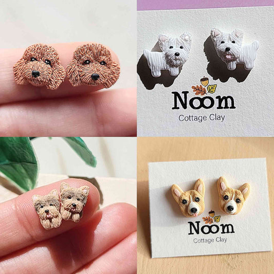 Custom dog earrings, cute personalized gifts for dog lovers
