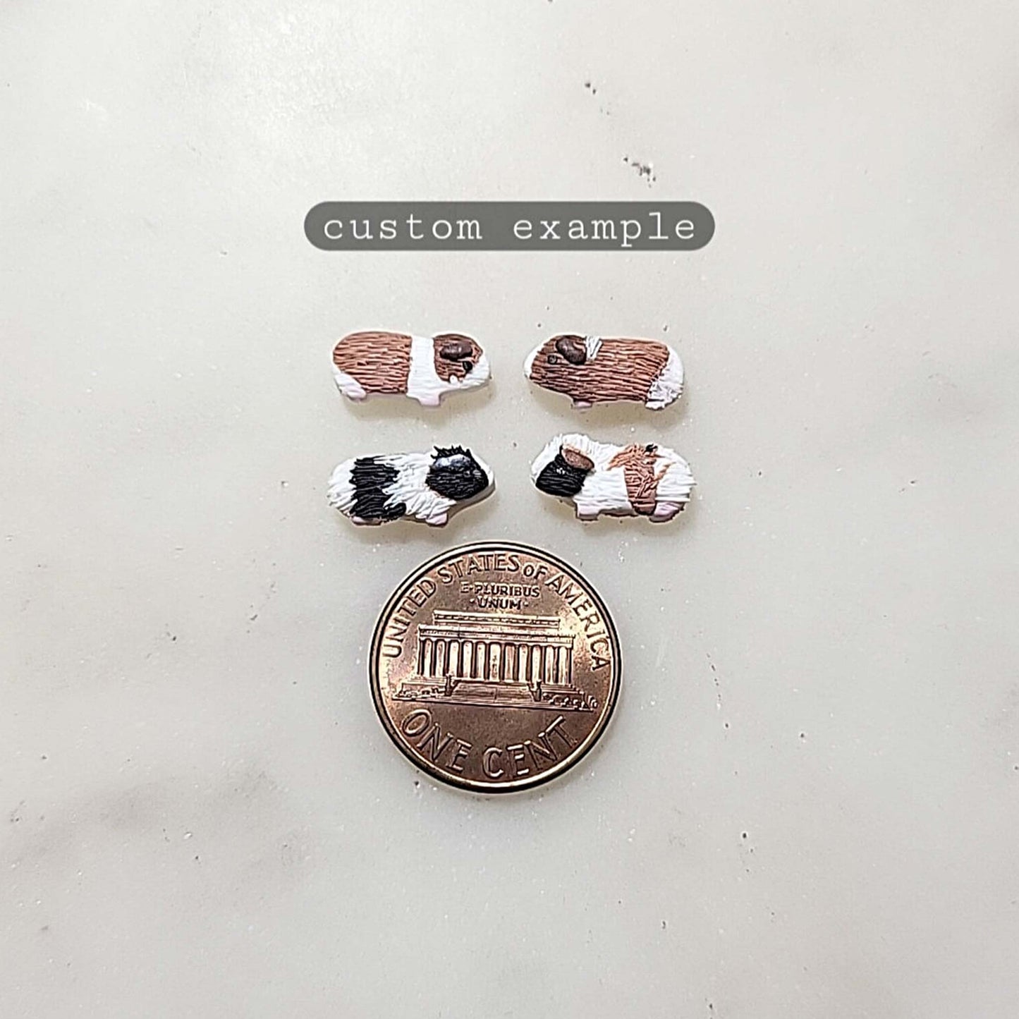 Custom guinea pig jewelry - unique gift for guinea pig lovers