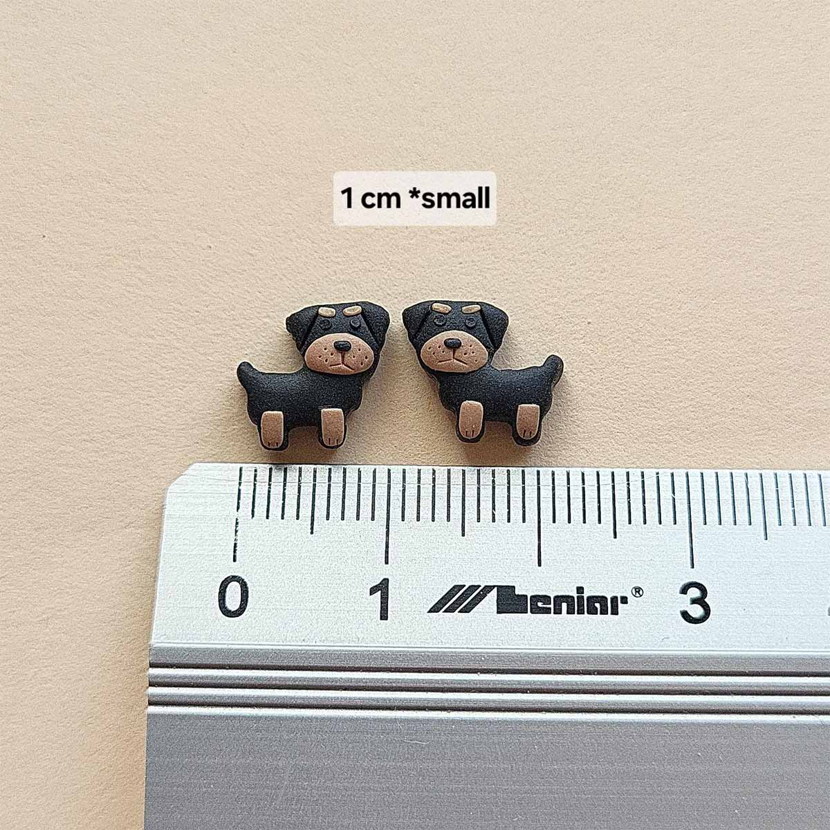 Handmade Rottweiler jewelry gift for dog lovers