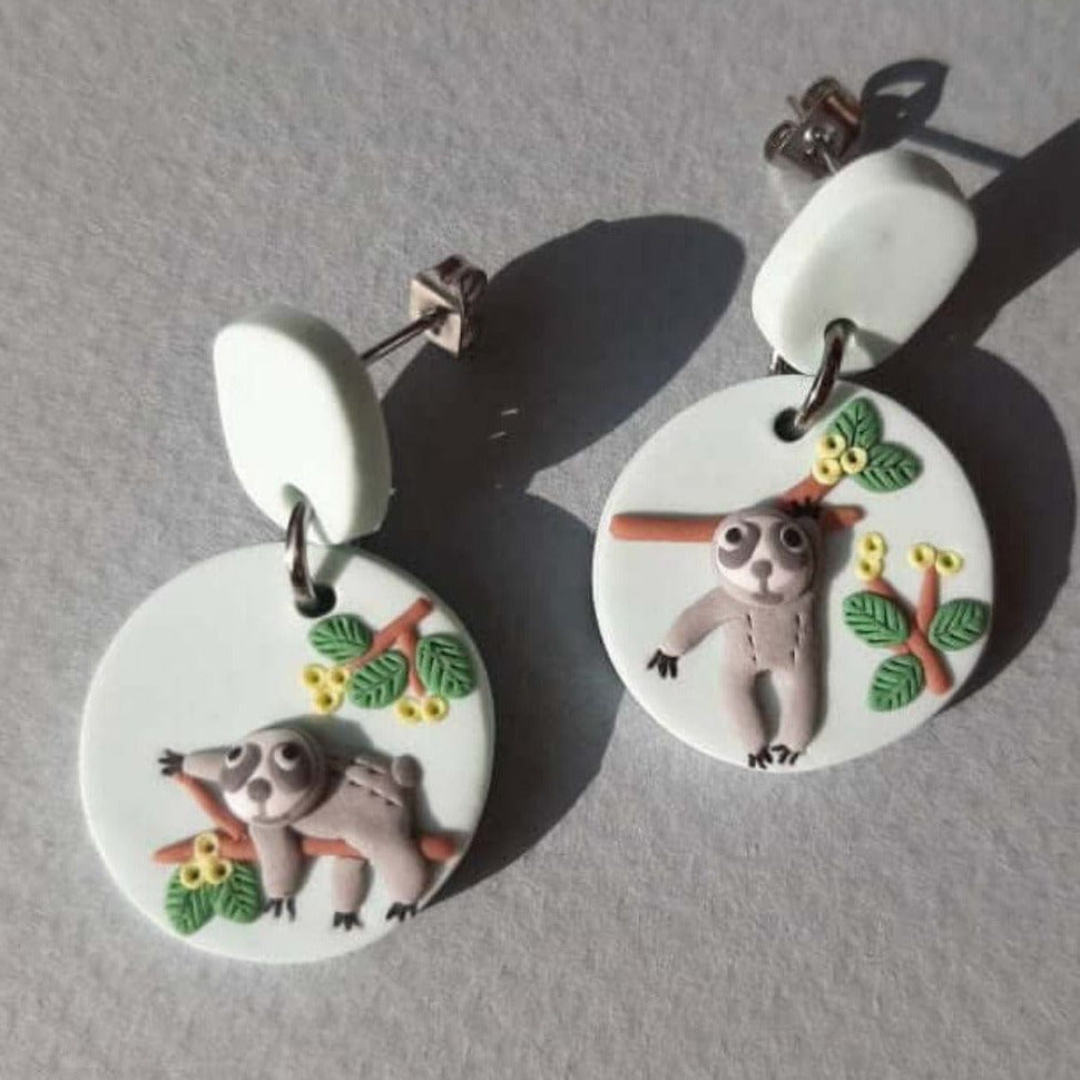 Sloth earrings