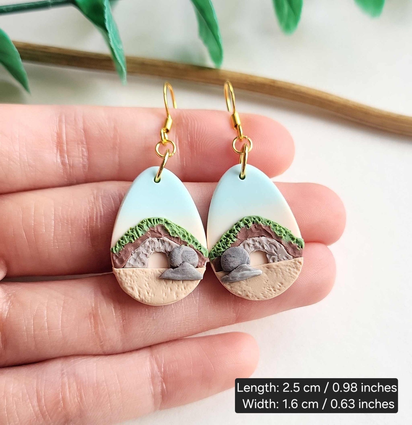 Easter earrings handmade