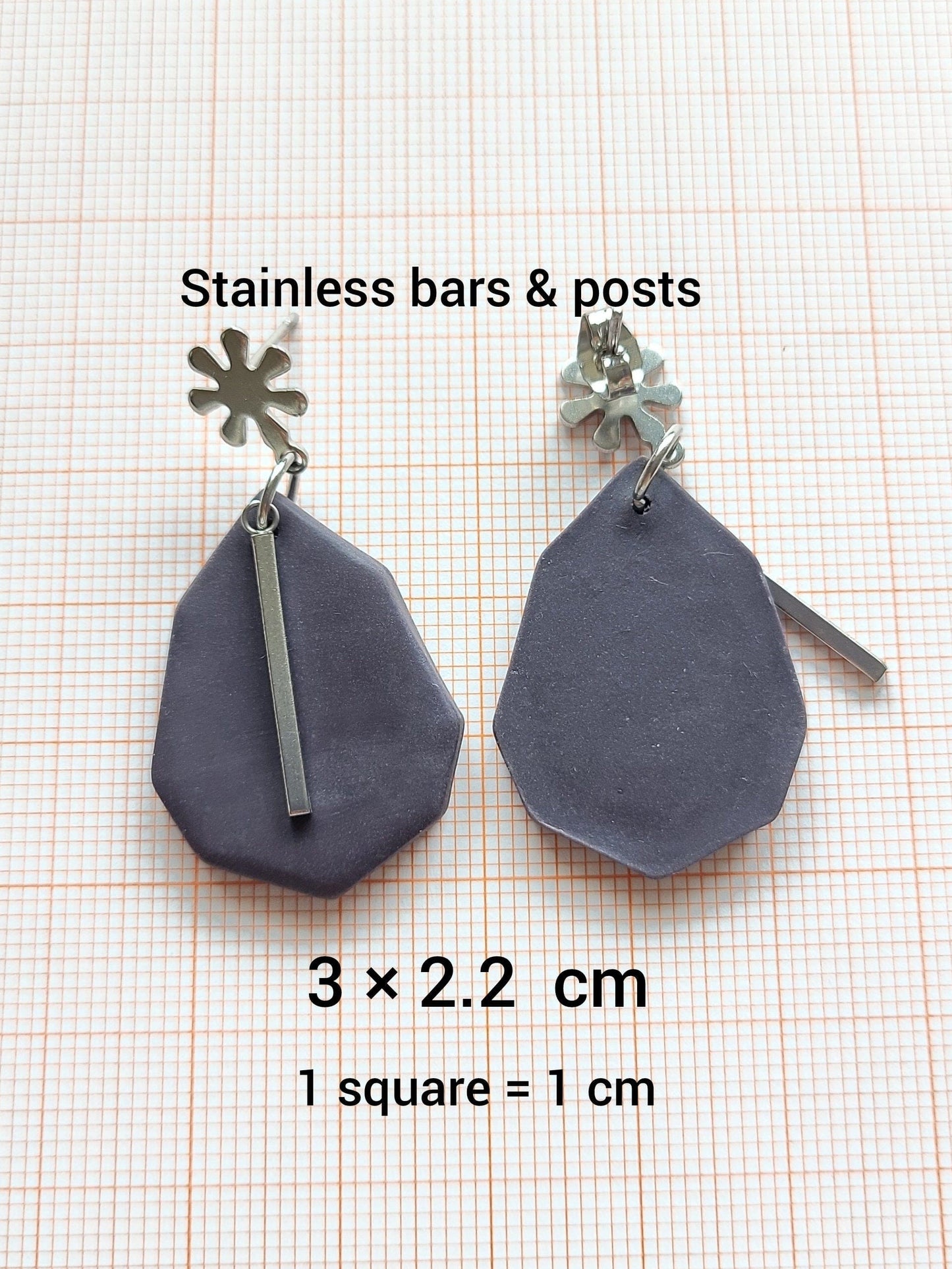 Minimalist Clay Earrings