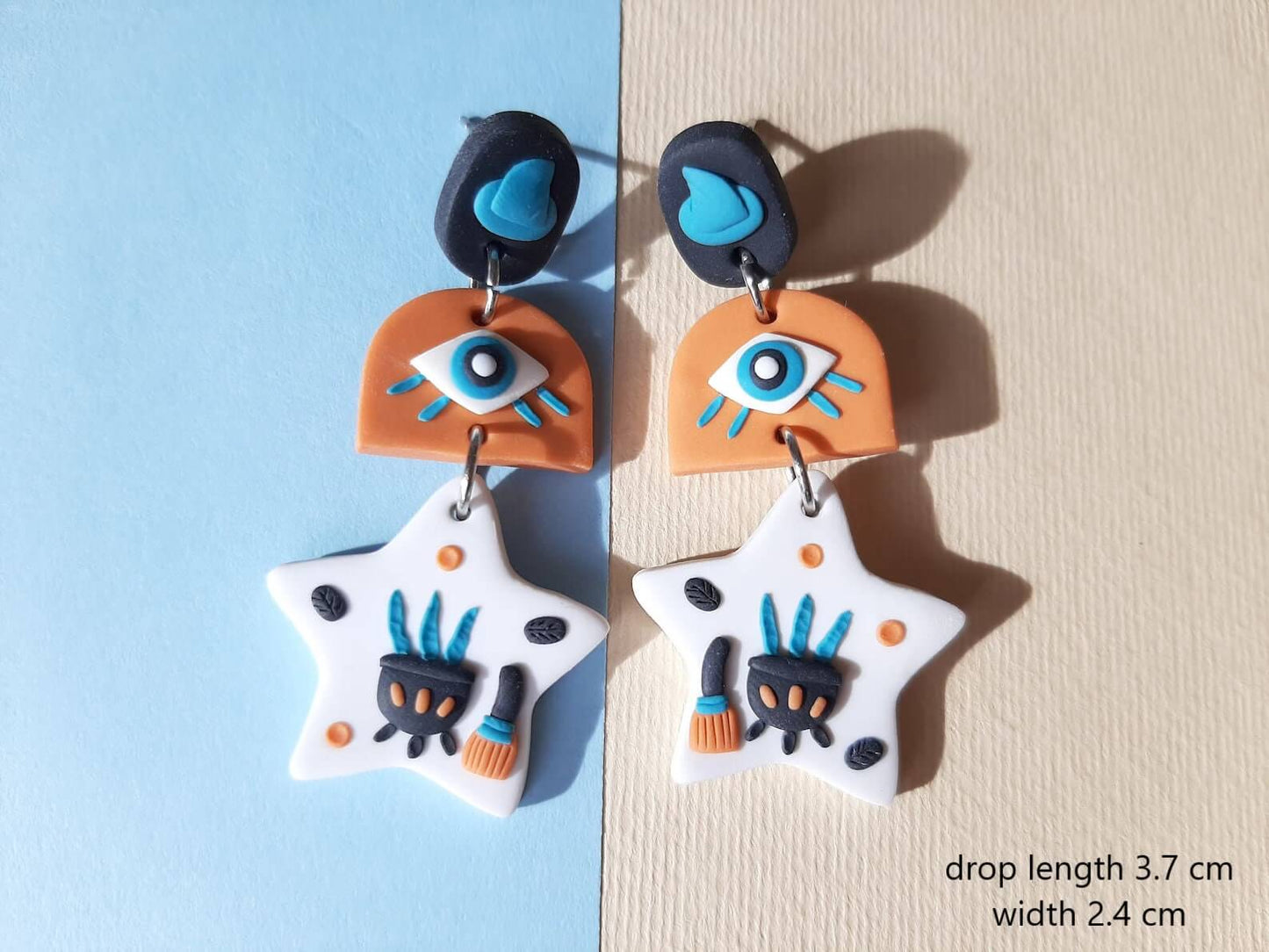Evil Eyes Earrings - Witch Earrings - Halloween Jewelry