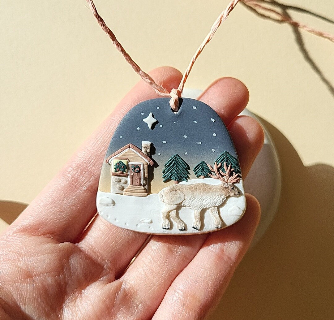 Reindeer Christmas Ornament