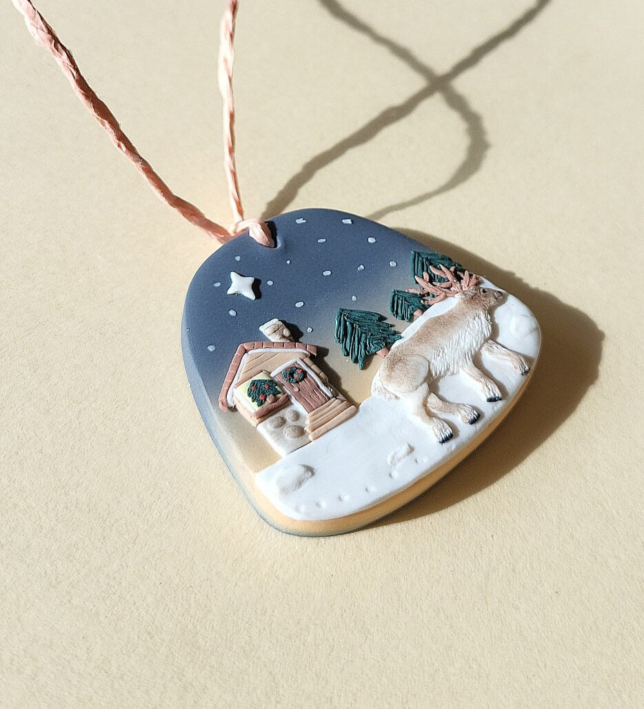 Reindeer Christmas Ornament