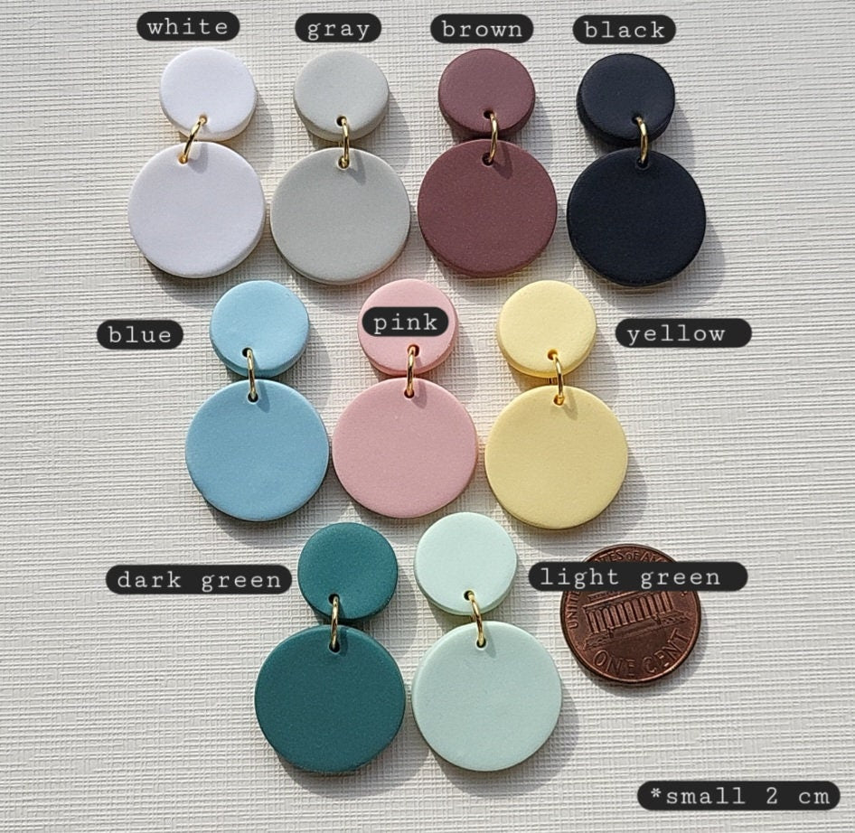 round simple earrings