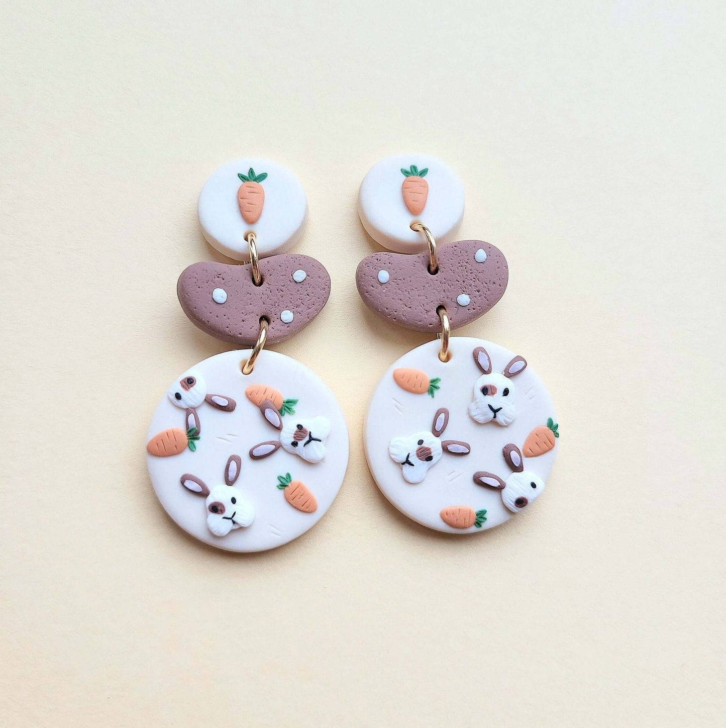 dangle rabbit earrings