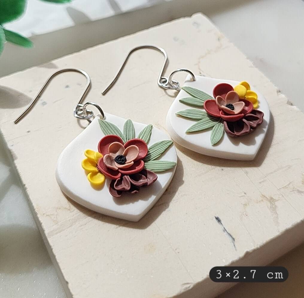 polymer clay earrings