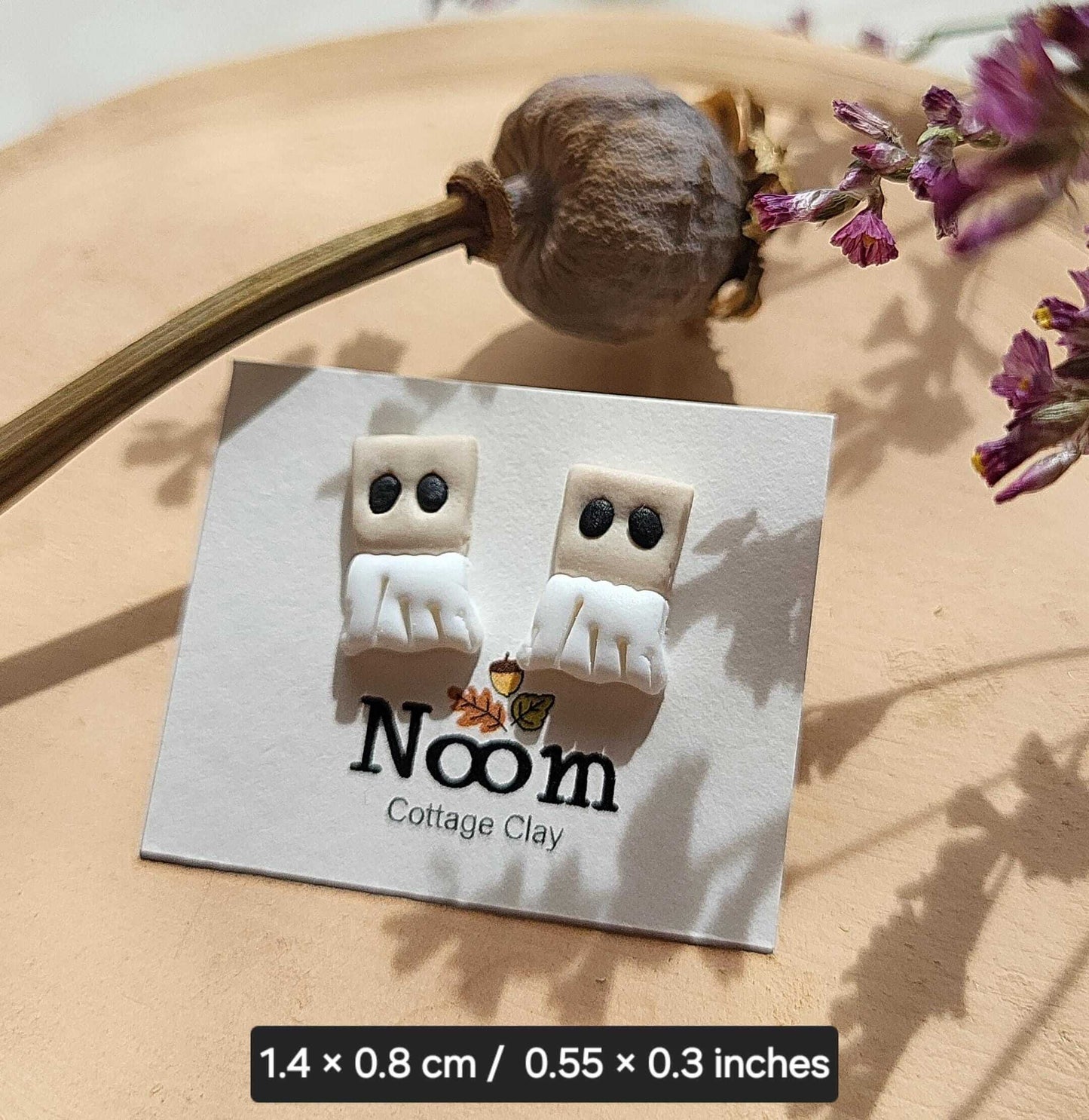 Baghead Ghost Earrings Cute Halloween Earrings