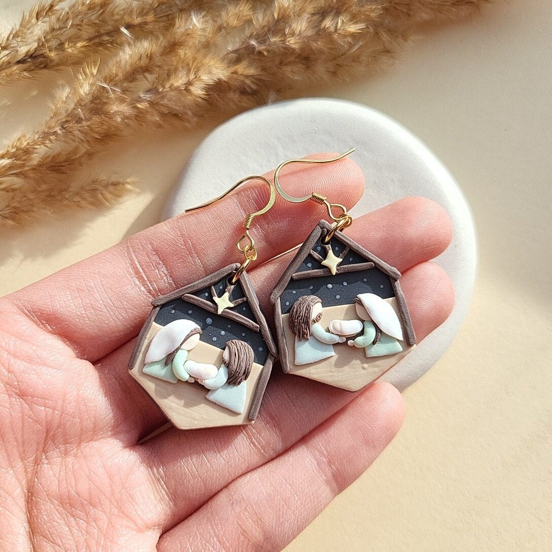 Christmas earrings