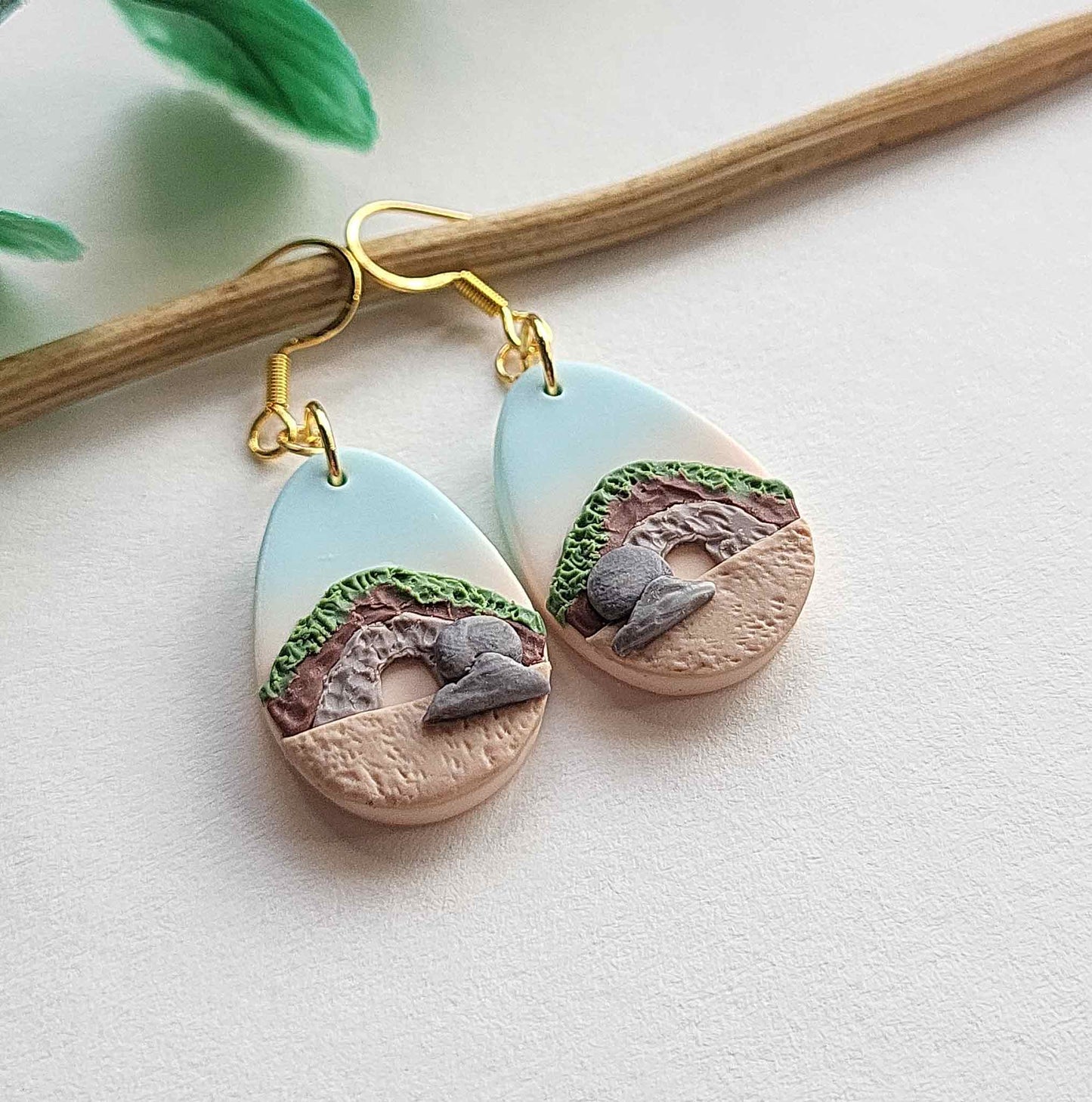 Handmade Christian earrings for women