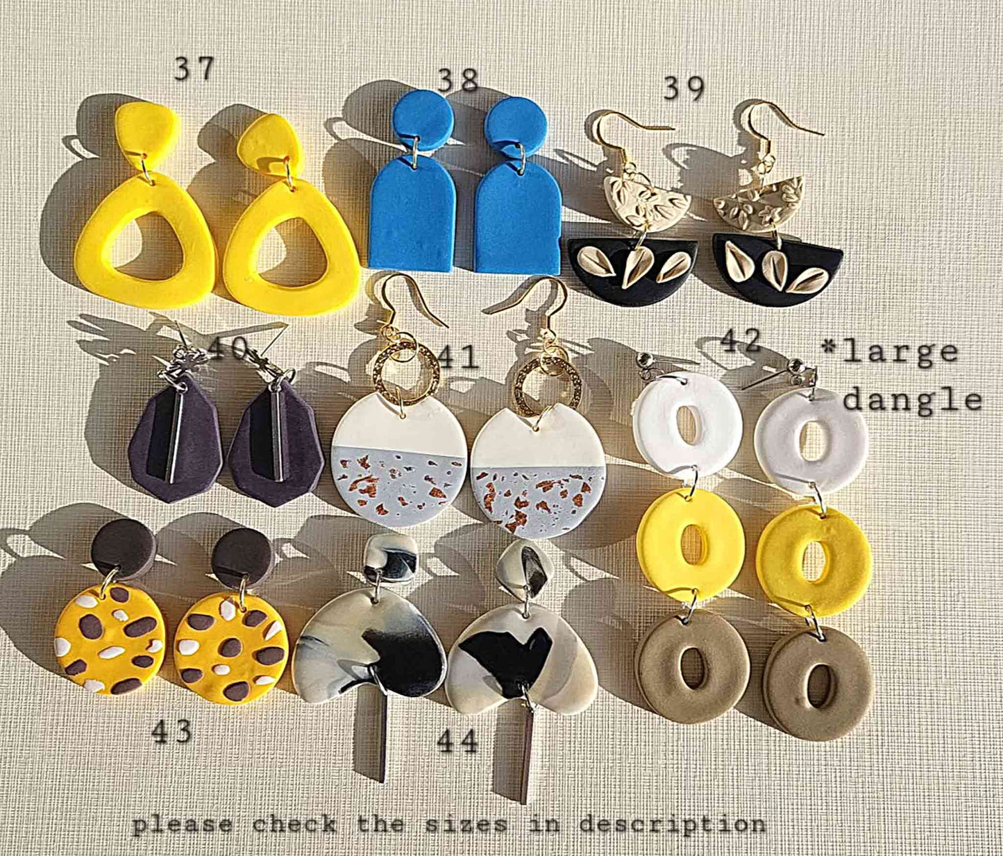 Dangle earrings - statement earrings for women