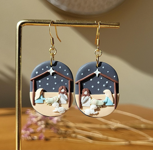 Unique Christmas Earrings | Handmade Christmas Gifts 