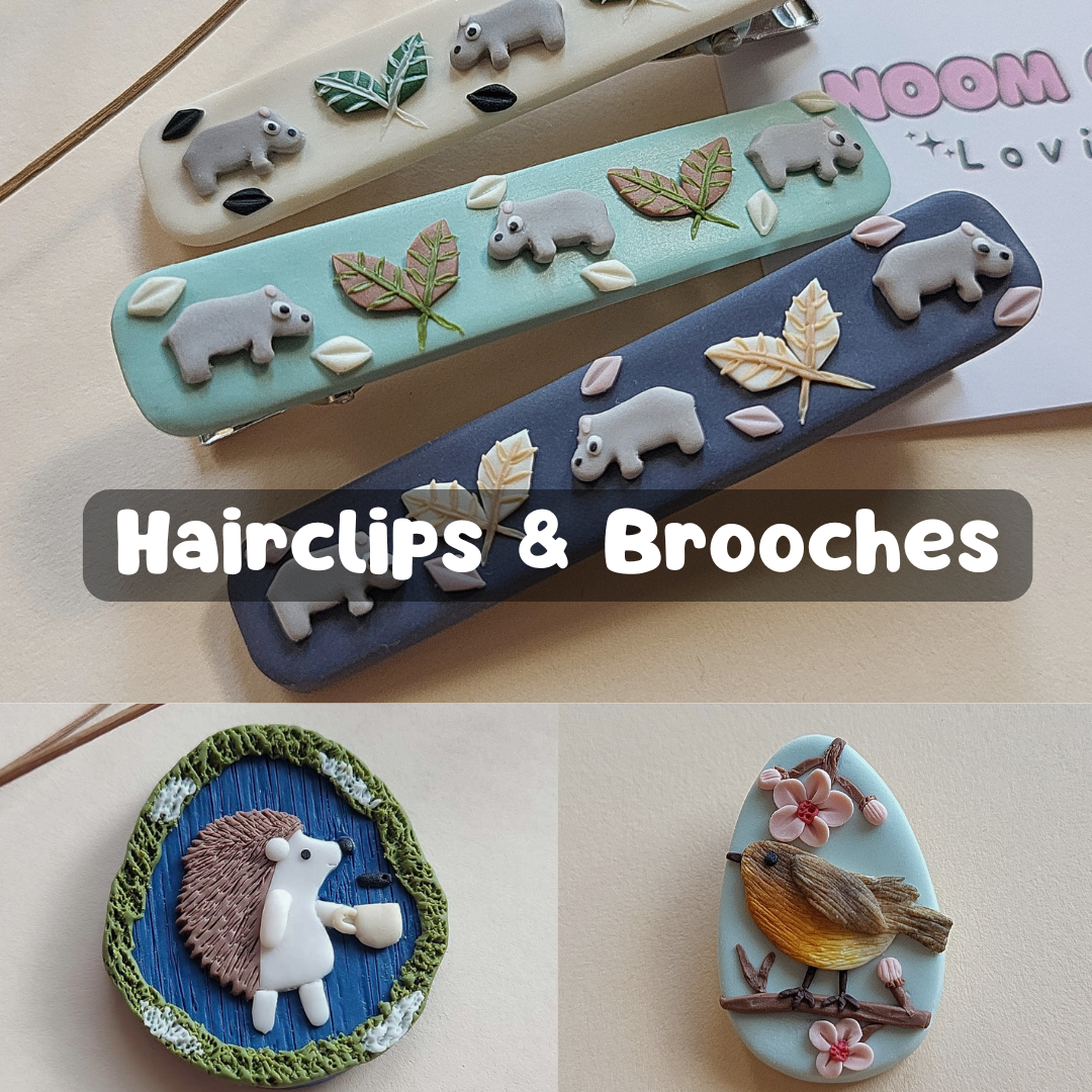 Handmade cute hairclips 