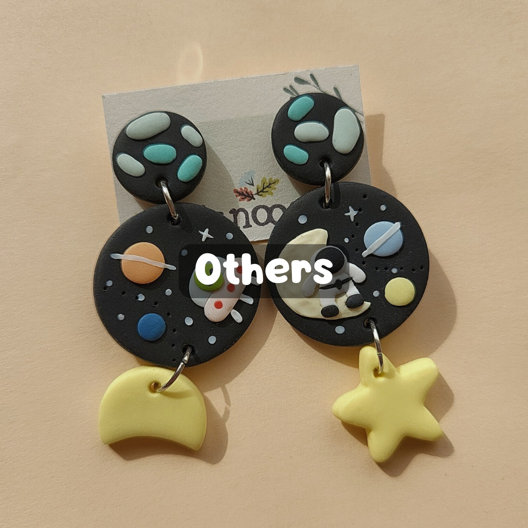 Cute and fun earrings handmade 