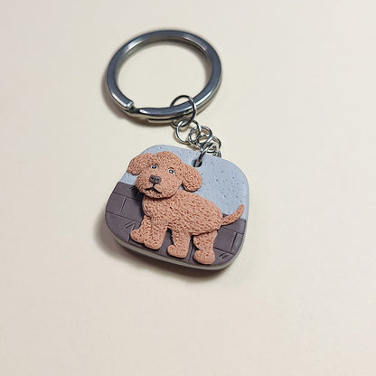 Cute Poodle Keychain | Unique Poodle Lover Gift