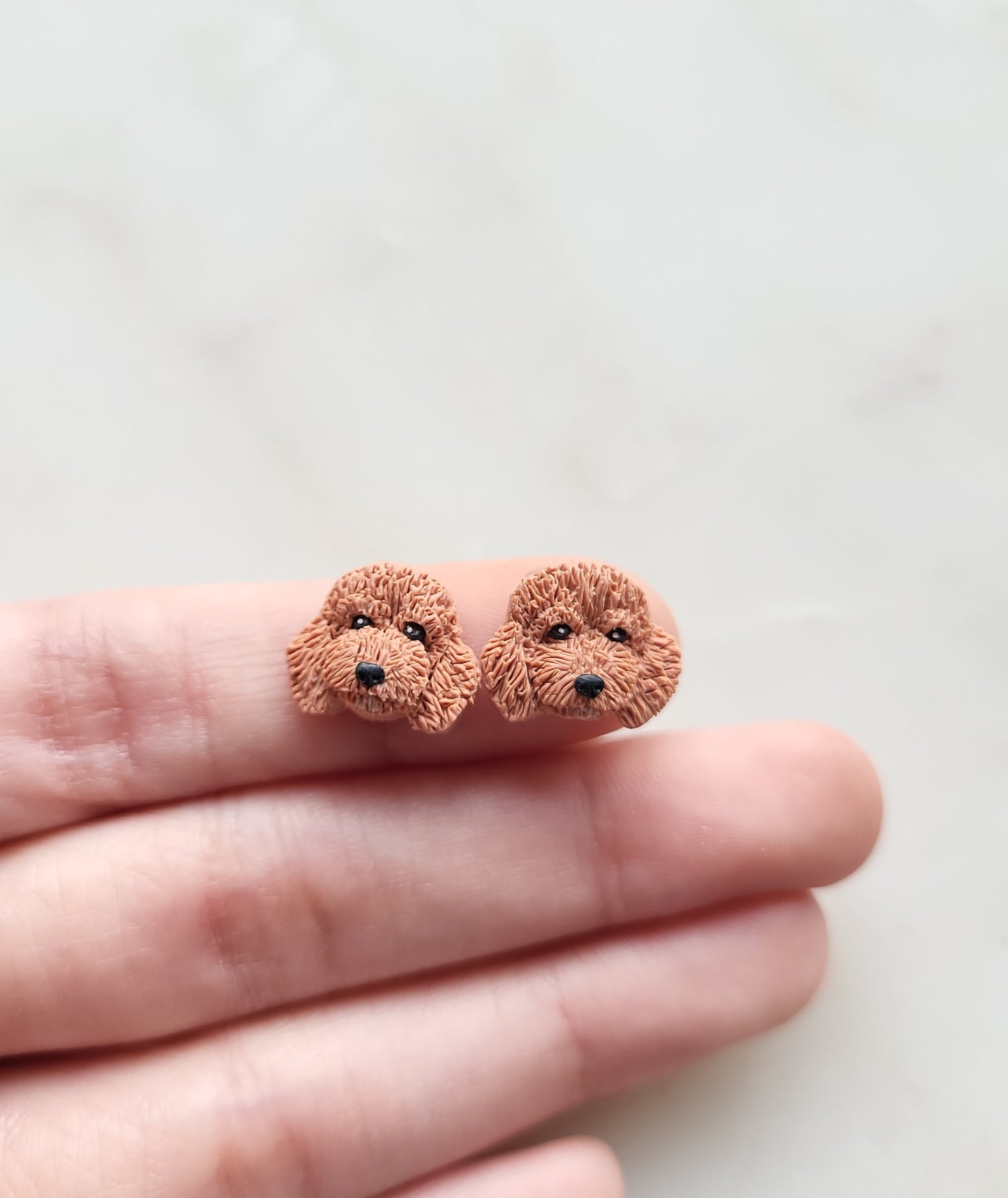 Tiny Custom Dog Stud Earrings | Unique Personalised Dog Lover Gifts