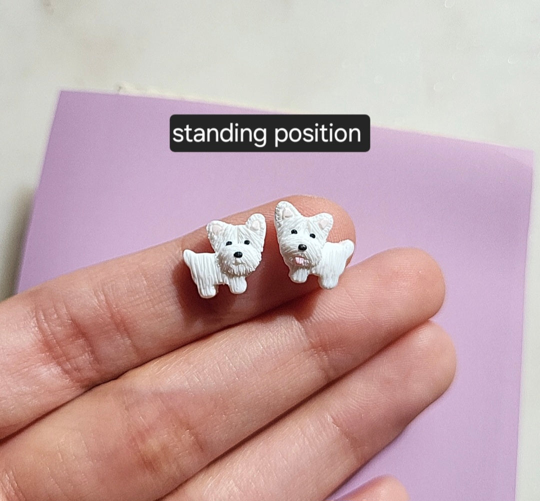 custom dog earrings