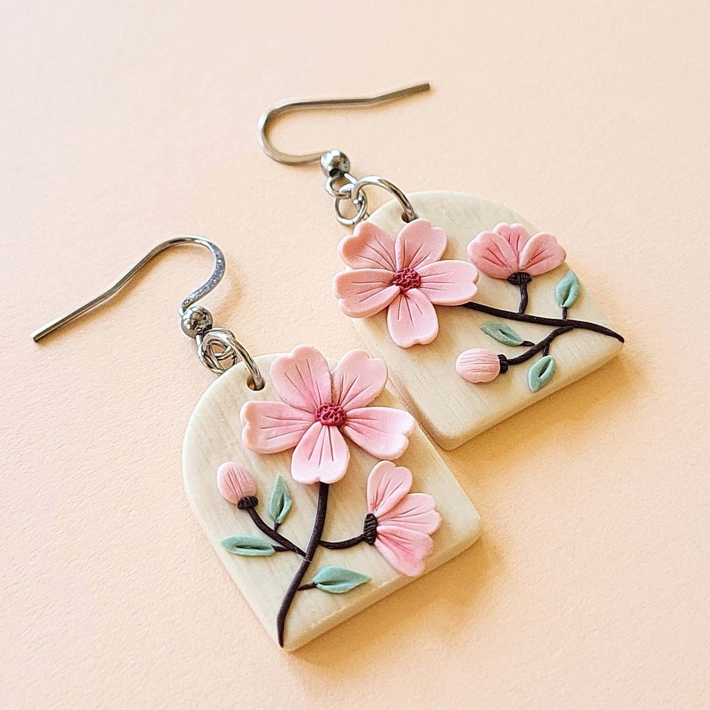 Cute flower earrings