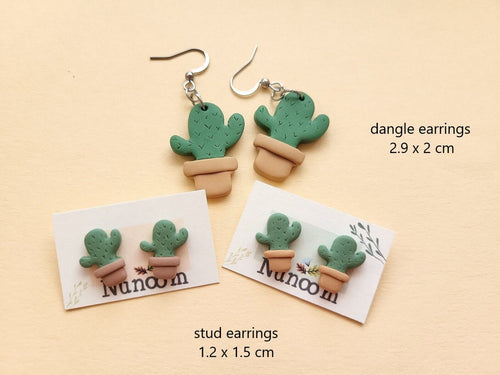 Cute succulent earrings