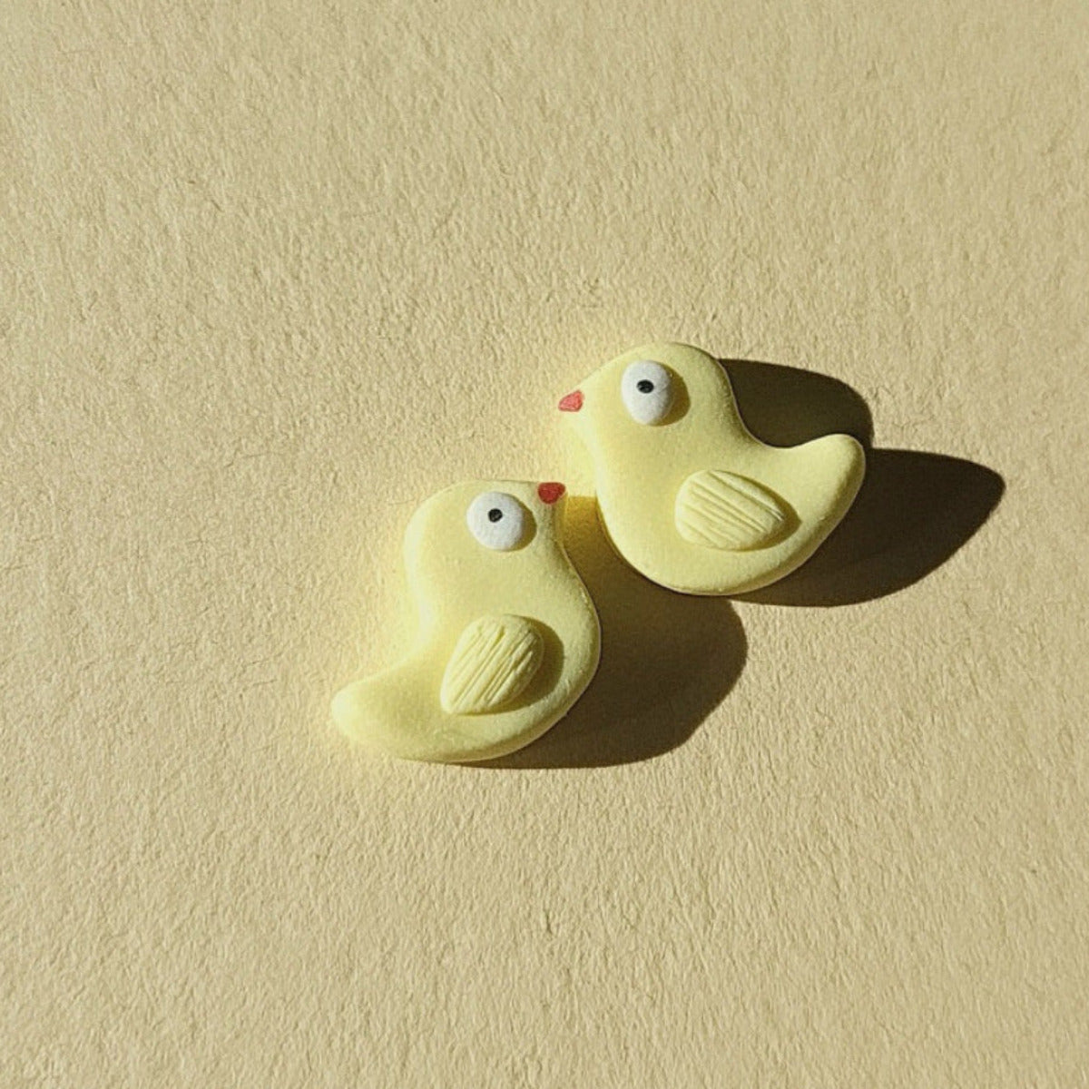 Cute chick stud earrings | farm animal jewelry gift for her