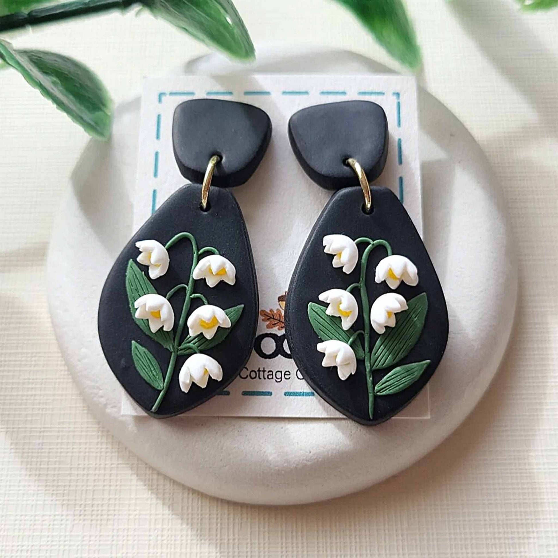 Handmade fairy floral earrings for women 