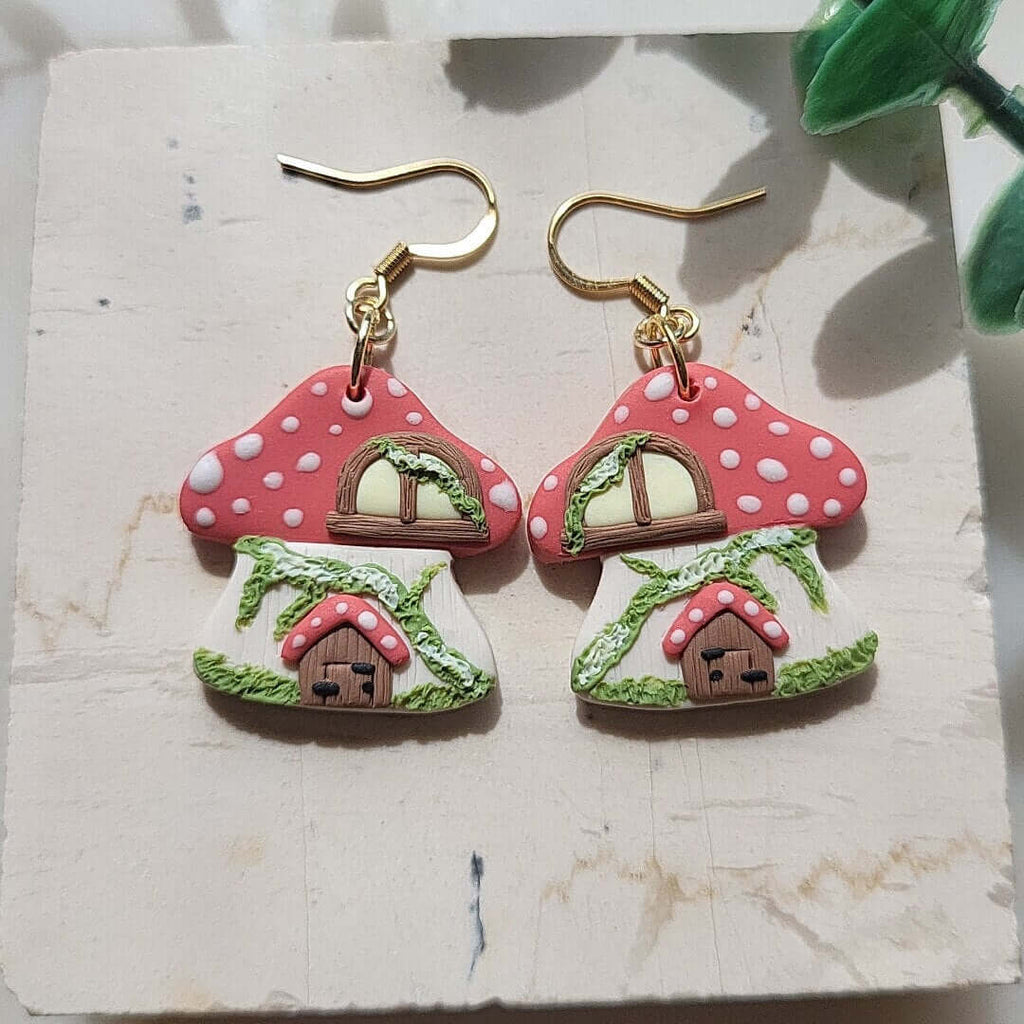 polymer clay earrings