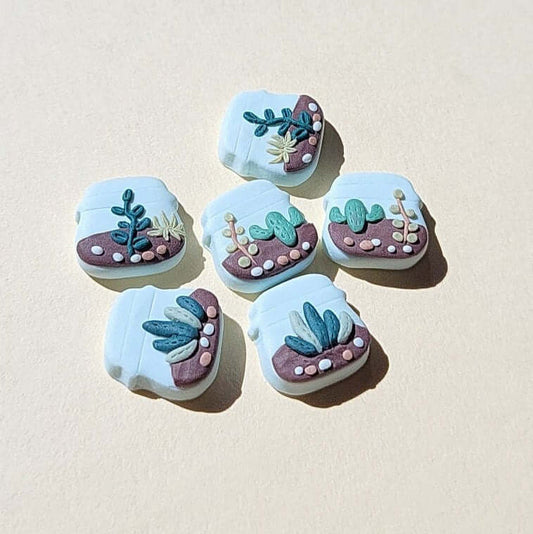 Cute plant stud earrings