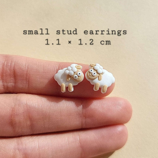 sheep stud earrings