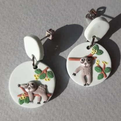 Sloth earrings