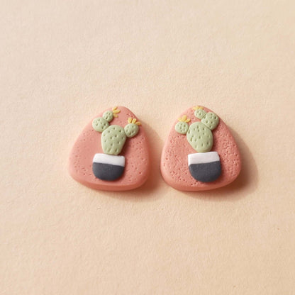 Cute cactus earrings
