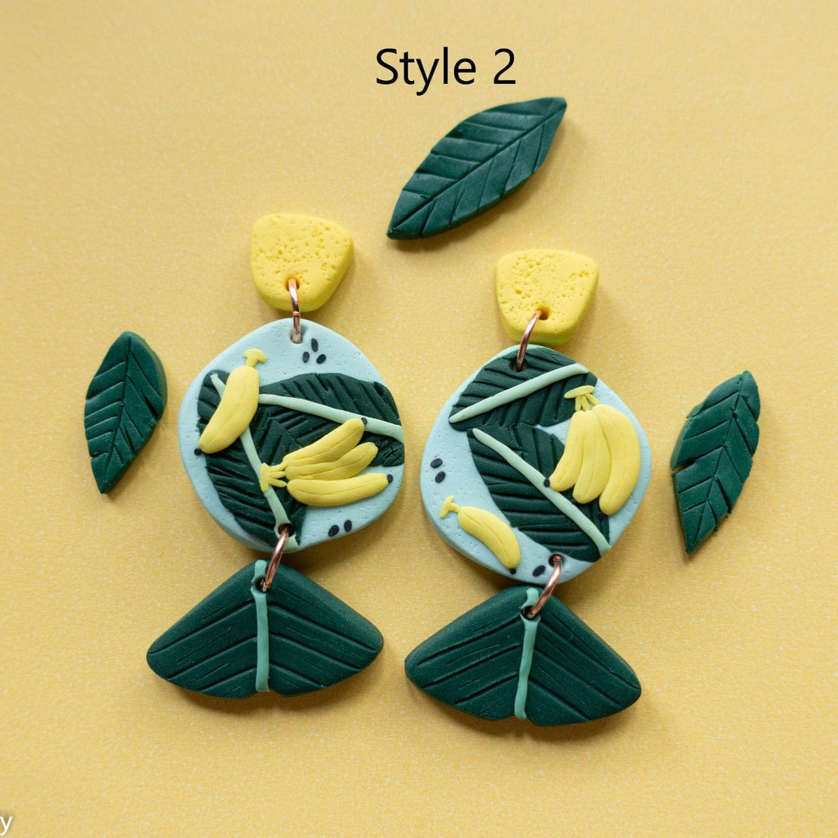 Cute tropical fruit earrings