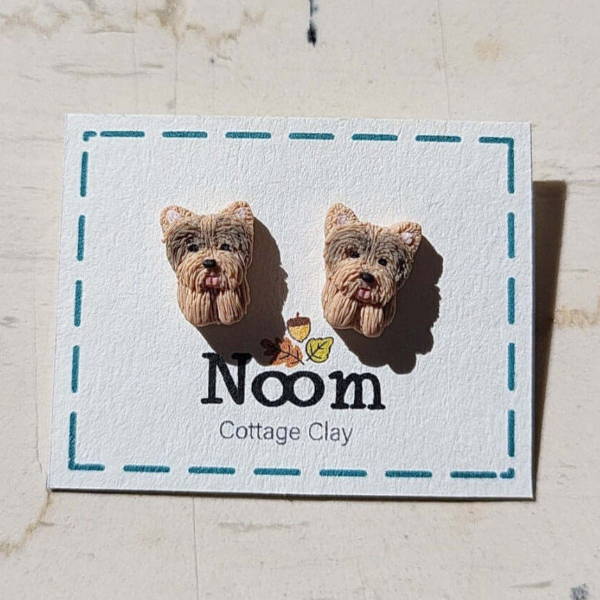 Cute Yorkie lover gifts - Unique Yorkie mom gifts - Yorkie stud earrings
