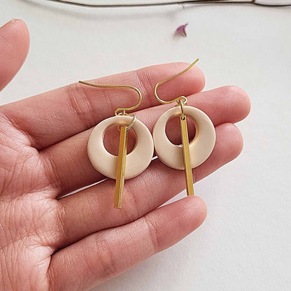 Handmade polymer clay earrings