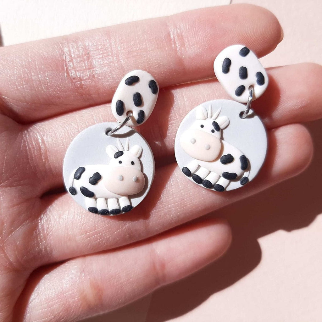 Farm animal earrings