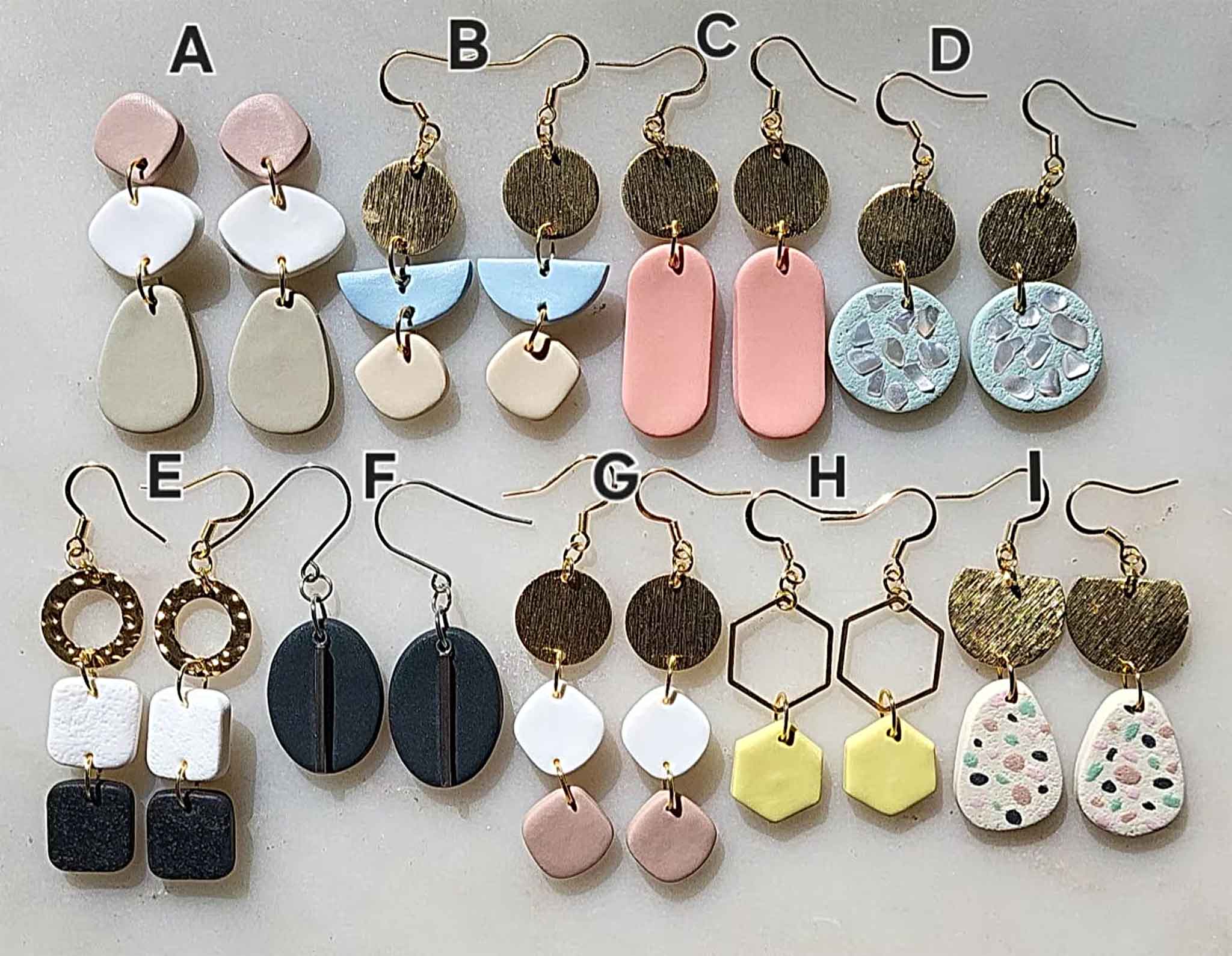 Dangle and drop earrings 