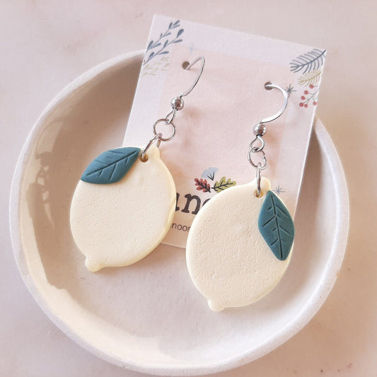 Lemon earrings