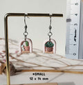Cute small book earrings