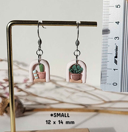 Cute small book earrings