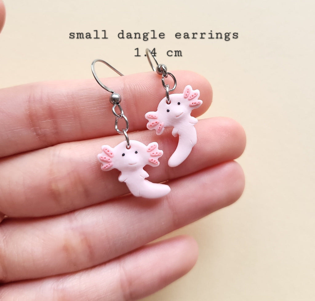 Cute axolotl jewelry