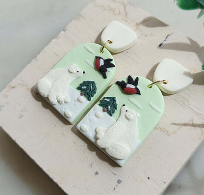 Handmade cute bear jewelry gift for women