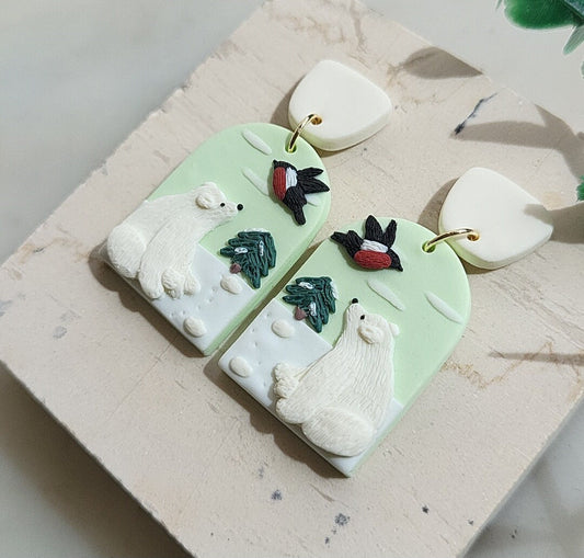Handmade cute bear jewelry gift for women