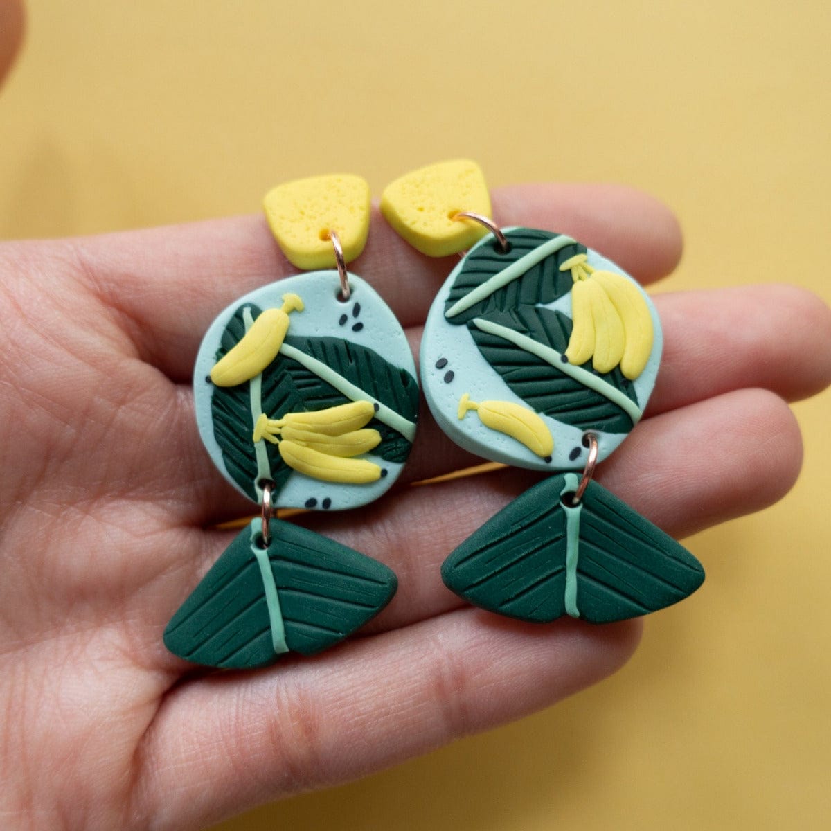Botanical earrings for women