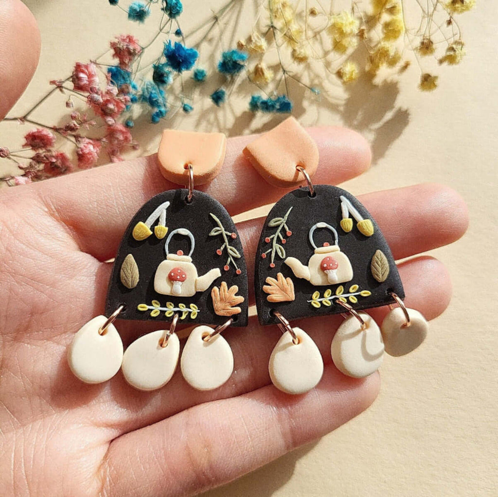 Tea Party jewelry is a unique gift for tea lover. 