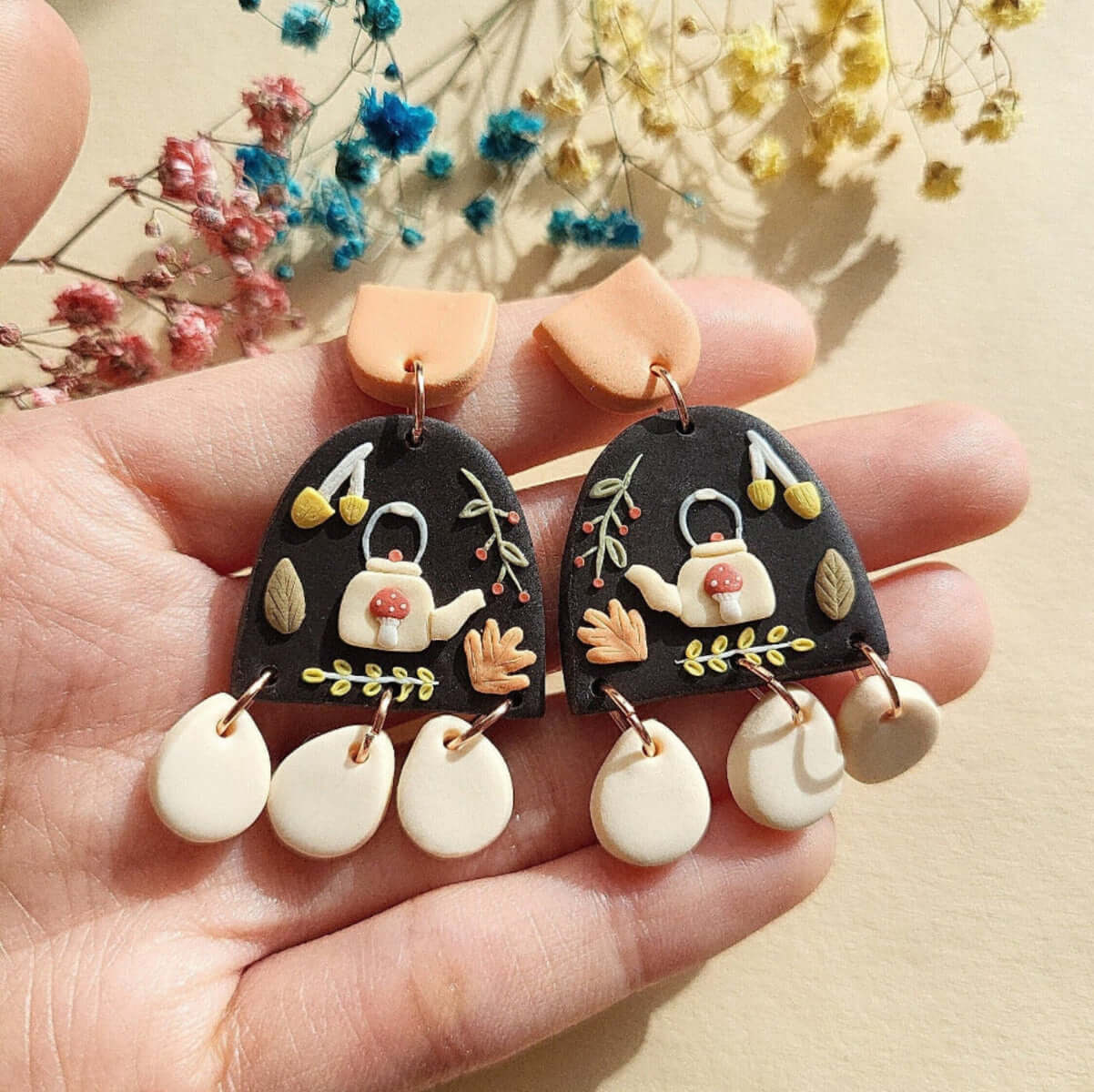 Tea Party jewelry is a unique gift for tea lover. 