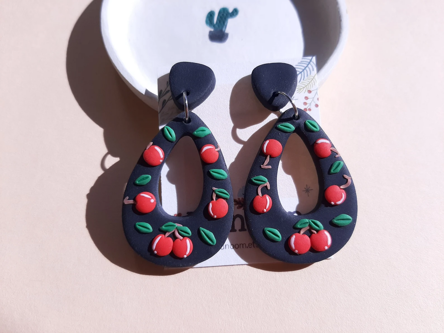 Cherry Earrings • Cherry Hairclip