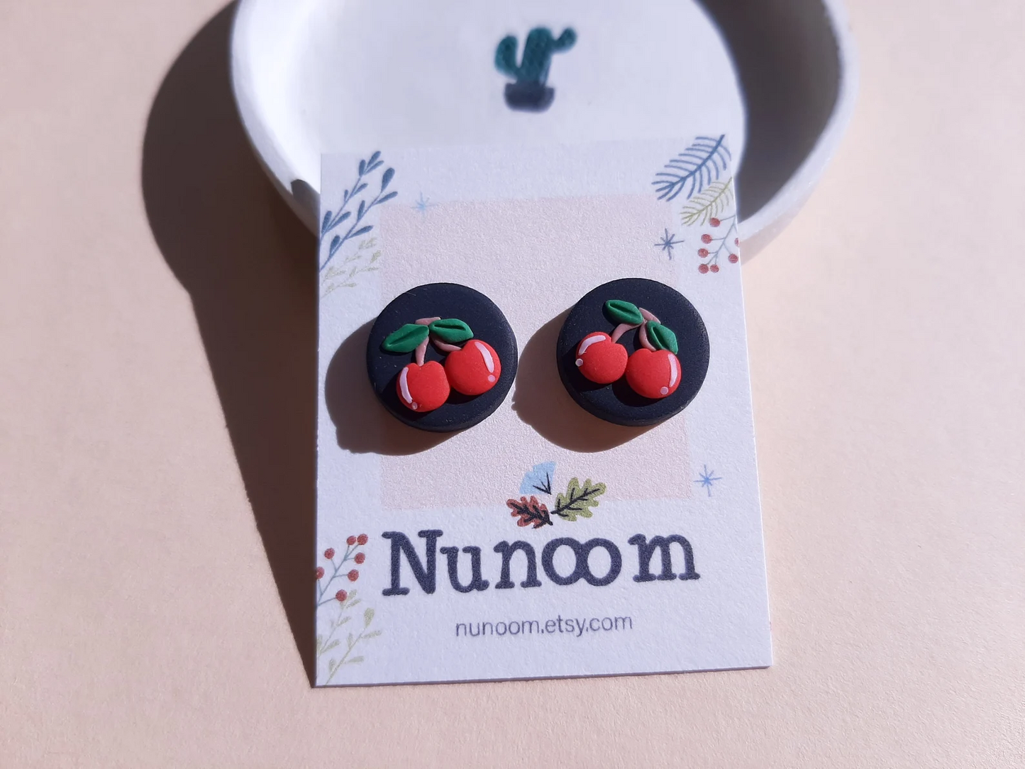 Cherry Earrings • Cherry Hairclip