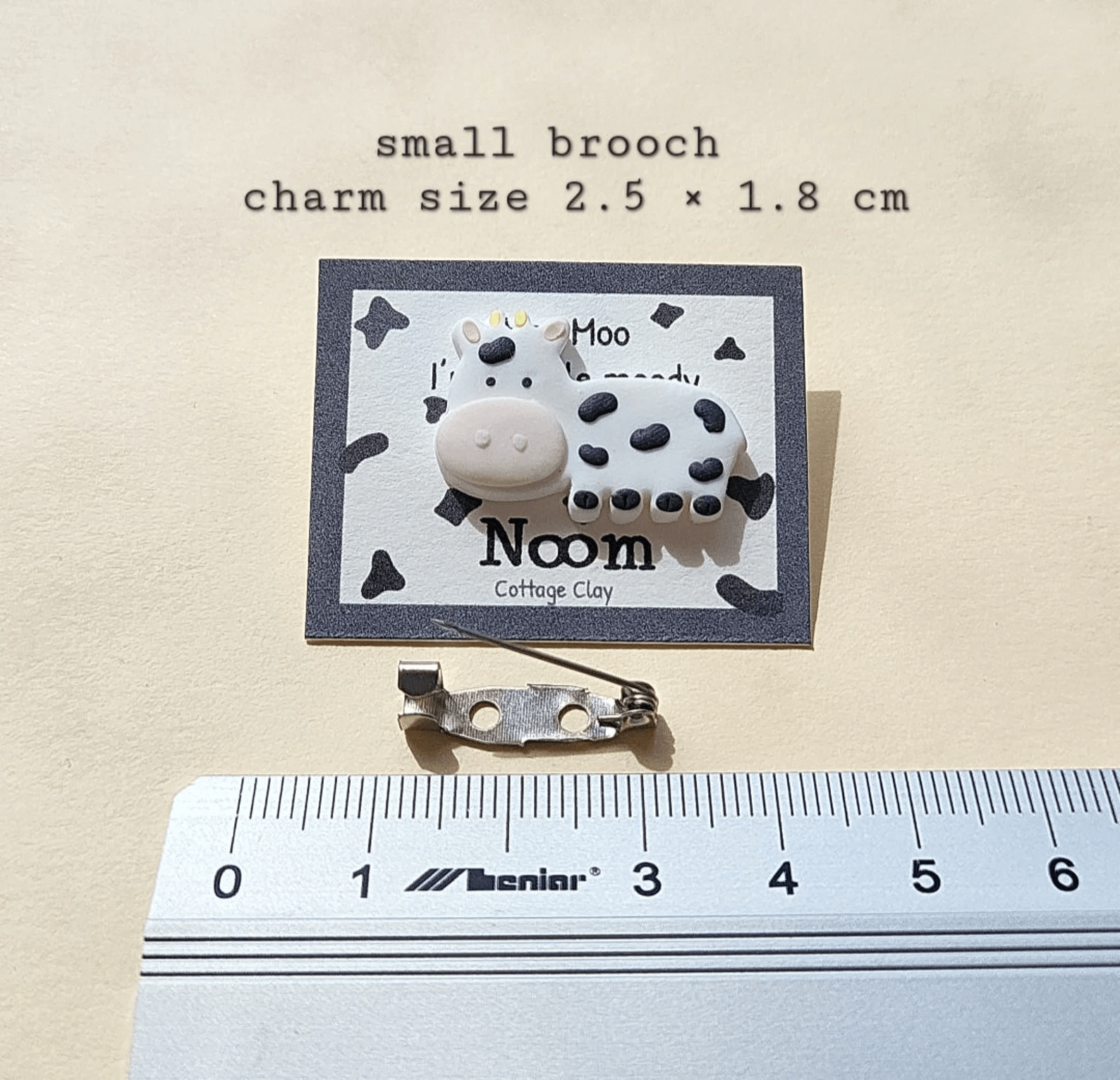 Kuh Ohrstecker | Lustige Kuh Geschenke | Bauernhof Tier Schmuck